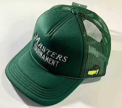 2024 Masters Golf Trucker Hat Green With Mesh Snapback Pga New • $84.95