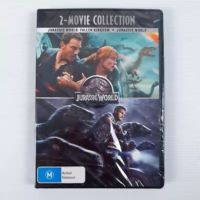 Jurassic World / Fallen Kingdom DVD PAL R2/4/5 2 Movie Collection Jurassic Park • $15