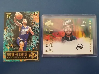 2016-17 Panini Court Kings Fresh Paint Marquese Chriss FP-MAC RC Auto 2 Card Lot • $12.75