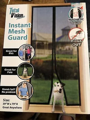 Total Vision Instant Mesh Guard 39  X 79  With Magnetic Auto Snap Closure • $14.99