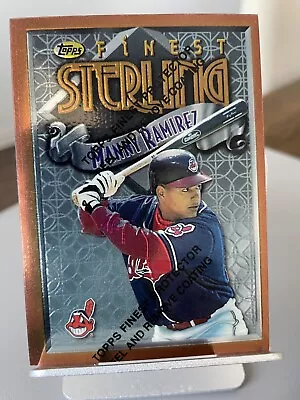 MANNY RAMIREZ 1996 TOPPS FINEST STERLING #298 W/ PEEL  • $5