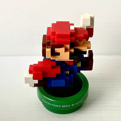 8 Bit Mario 30th Anniversary Amiibo - Super Smash Bros - Nintendo - Free Postage • $26.88