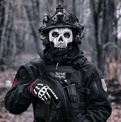 Ghost Skull Military Balaclava Mask - COD Tactical Gear New • $137.10