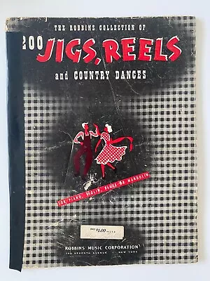 Robbins Collection Of Jigs Reels & Country Dances 1933 Piano Violin Sheet Music • $8