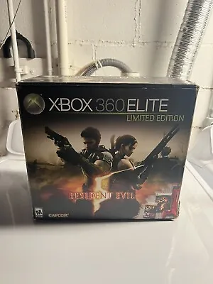 $340 • Buy Microsoft Xbox 360 Elite Resident Evil 5 Limited Edition 120GB Red Console...