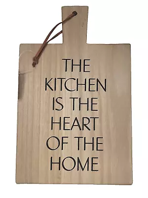 12.5” Cutting Board Vintage Wood Decorative Hanging Paddle Farmhouse Kitchen • $8.99