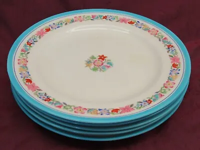 Set Of 5 Antique MINTON 9  Porcelain Plates For WH Plummer & Co • $75