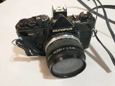£34.95 • Buy Olympus OM-2n SLR Film Camera Zuiko 28mm MC Auto-w  Lens Vintage Photography C12