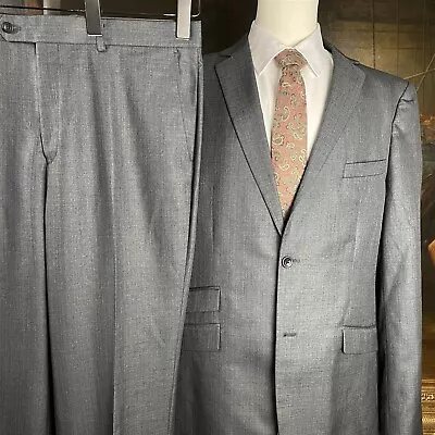 Marc Ecko  Well Hung  44L 38 X 32 2 Piece Gray 2 Button Suit Flat Front Pants • $63.70