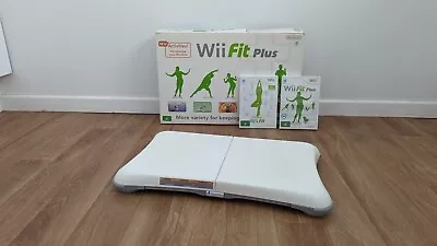 Wii Fit Plus Bundle Nintendo Wii BALANCE BOARD Boxed With 2 Games WiiFit • $49.90