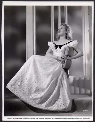 MARTHA O'DRISCOLL Sexy Actress 1944 Vintage Orig Photo FASHION PORTRAIT • $29.95