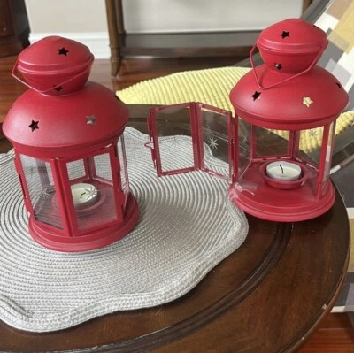 $25 • Buy IKEA Rotera Tea Light/Votive Candle Lantern Set Of 2