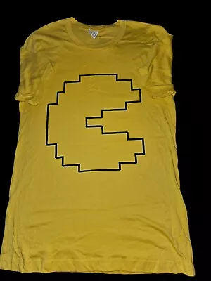 NWOT Mr Pac Man Costume Bella Canvas  Yellow T Shirt Size Medium  • $8.99