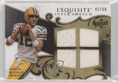 2008 Upper Deck Exquisite Collection Super Swatch /50 Aaron Rodgers #SS-AR • $334.50