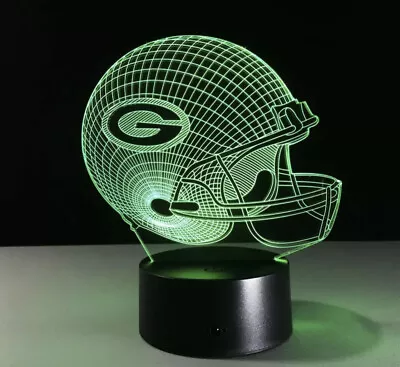 Green Bay Packers NFL FOOT BALL TEAM LED Light Lamp Collectible Home Decor Gift • $19.98