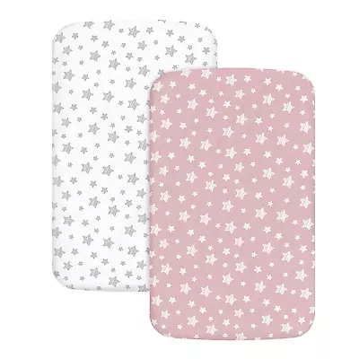 Bedside Sleeper Bassinet Sheets 2 Pack Compatible With Mika Micky & Miclassic &  • $29.98