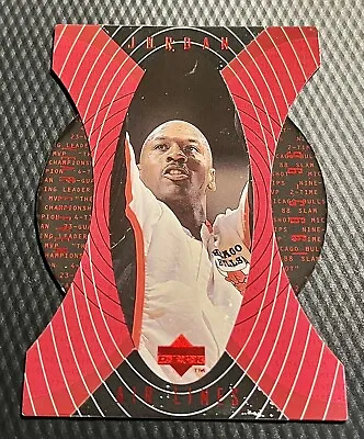 1997-98 Upper Deck Michael Jordan Bulls Airlines Die Cut Insert #AL-11 • $45