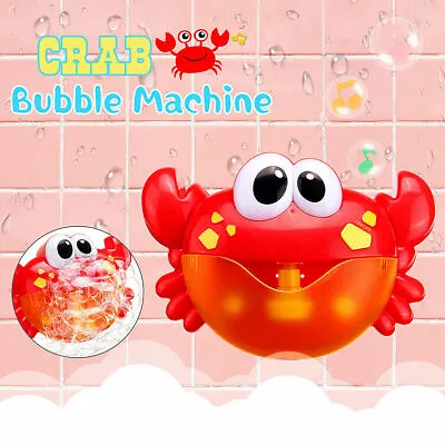 £9.99 • Buy 12 Songs Bath Toy Electronic Bubble Maker Pool Bathtub Soap Machine Toy For Kids