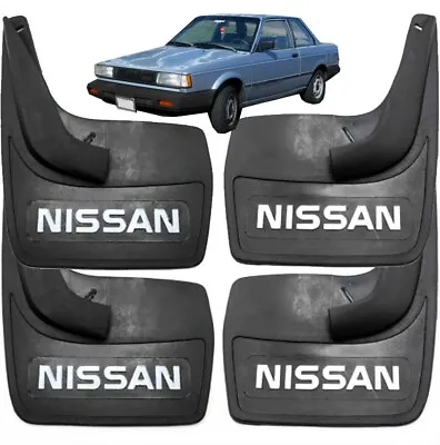 For Datsun Nissan Sunny SENTRA B12 1986–1990 Mud Flaps Rubber Front X2 Rear X2 • $89.99