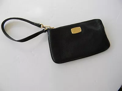 Michael Kors Black Pebble Leather Small Wristlet/wallet • $22.50