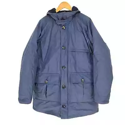 Eddie Bauer Vintage Down Duvet Parka Coat Blue Men's XL Extra Large 80s • $59