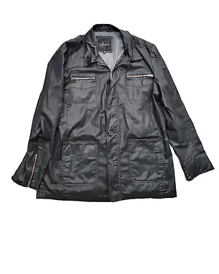 Marc Anthony Men's Black Zip Buttons Jacket Size- XXL • $27