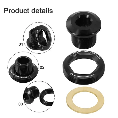 $10.43 • Buy High Quality Crank Arm Bolt 1 Pcs About 17g For-Sram Spare GXP X7 X9 X0 XX1