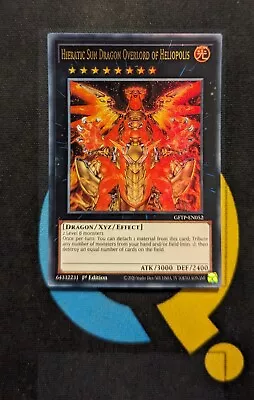 GFTP-EN052 Hieratic Sun Dragon Overlord Of Heliopolis Ultra Rare 1st Ed YuGiOh • £1.95