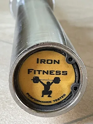 7ft Olympic Barbell Bar - 315kg Load Rating  Iron Fitness - Fast Delivery - New • £150