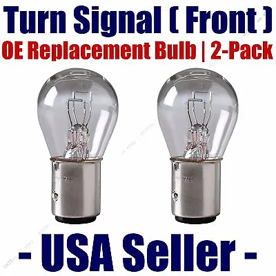 Front Turn Signal/Blinker Light Bulb 2pk - Fits Listed Saab Vehicles - 7528 • $11.46