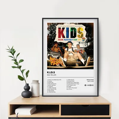 K.I.D.S - Mac Miller Album Poster 20x30  24x36  Custom Music Canvas Poster • $11.99