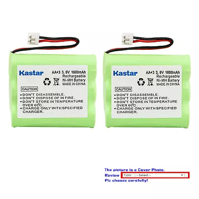 Kastar Ni-MH Battery Replace For Vtech 80-5071-00-00 IA5823 IA5845 IA5864 IA5874 • $5.99