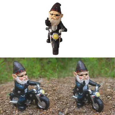 Garden Funny Gnomes Ornaments Resin Figurine Naughty Statue Outdoor Home Decor • £7.36