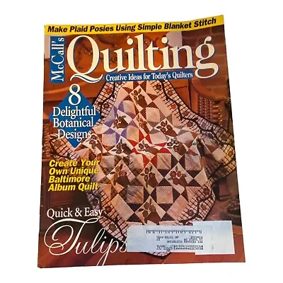 McCall's Quilting Creative Ideas For Today's Quilters February 1996 • $10.48