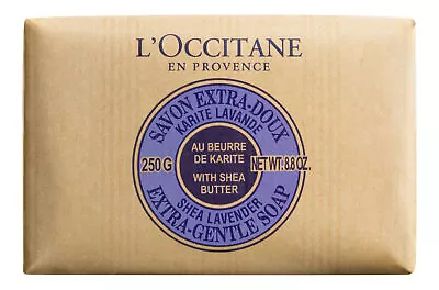 L'Occitane Shea Lavender Extra-Gentle Soap 8.8 Oz. Bar Soap • $20.87