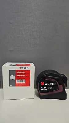 5 Metre Wurth Tape Measure 25mm Width With Both Metric & Imperial Measurment.  • £11.49