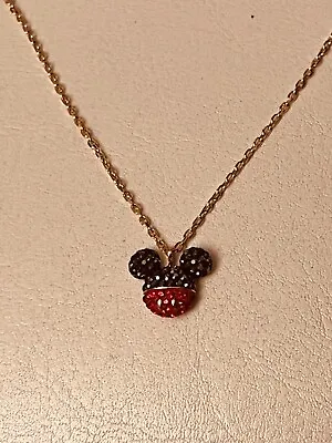 New Swarovski Disney Mickey Mouse Necklace / Pendant 5559176 BNIB • $149.19