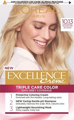 L'oreal Paris Women Excellence Creme Hair Dye - 10.13 Signature Blonde • £12.08