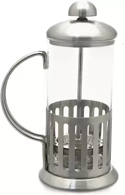 Glass Cafetiere Coffee 600ml French Press Heat And Shockproof Glass Plunger • £10.12