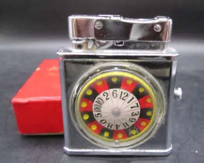 Vintage Monte Carlo Roulette Lighter PAT 120687 NO 454046 W/ Original Box * • $9.99