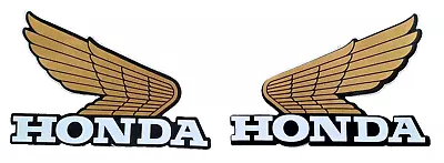 HONDA Gold Wing PAIR Fuel Tank Wing Decal Vinyl Graphics Large Individual Stylin • £4.99