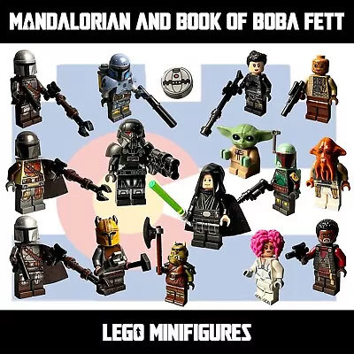 LEGO Mandalorian Book Minifigure Boba Fett Star Wars Grogu 75326 Palace Beskar • $17.10