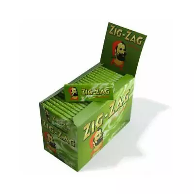 Zig Zag Green Standard Regular Cigarette Rolling Paper - Buy 1 To 100 Booklets • £3.99