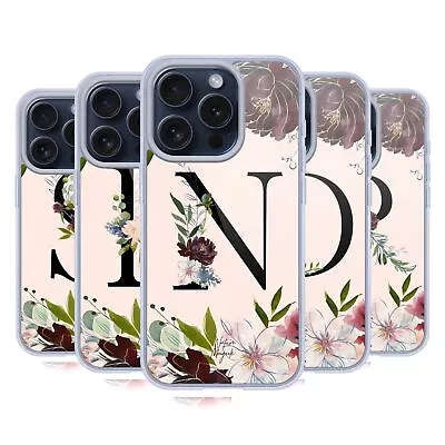 NATURE MAGICK ROSE GOLD FLOWERS MONOGRAM 2 GEL CASE COMPATIBLE W/ IPHONE/MAGSAFE • $24.95