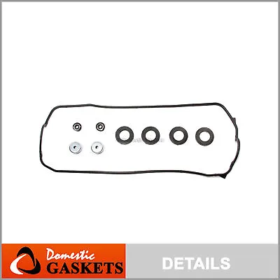 Fit 88-95 Honda CRX Civic 1.5L 1.6L Valve Cover Gasket Set D15B2 D15B7 D16A6 • $11.28