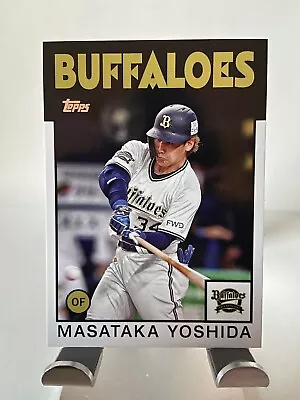 Masataka Yoshida - 2021 TOPPS NPB 1986 Boston Red Sox #86-MY Orix Buffaloes • $0.99