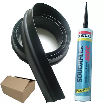 20mm GARAGE DOOR HEAVY DUTY FLOOR MOUNT THRESHOLD WEATHER SEAL DRAUGHT EXCLUDER • £9.95