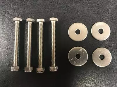 £15.95 • Buy NEW 4 Bolt Kit 60 Mm M 6 Stainless Boat Launching Wheels Dinghy Inflatable RIB