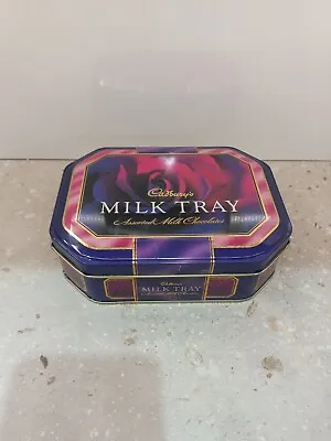 Vintage  CADBURYS MILK TRAY Chocolate Tin 1990's  • £2.80