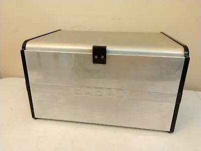 Vintage Metal Aluminum Bread Box • $25